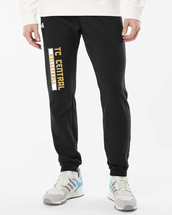 Adidas Fleece Joggers - TC Central Volleyball Logo - Image 3