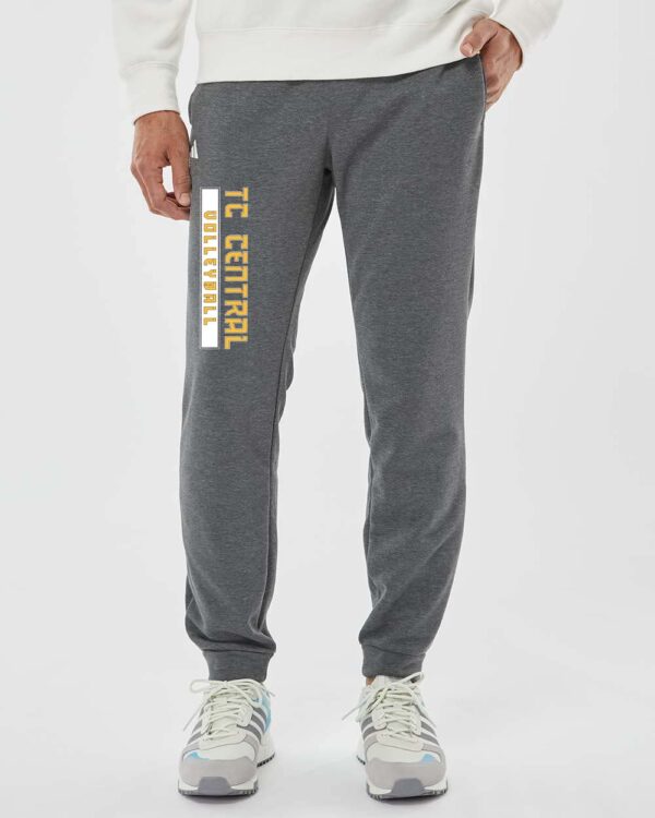 Adidas Fleece Joggers - TC Central Volleyball Logo - Image 2