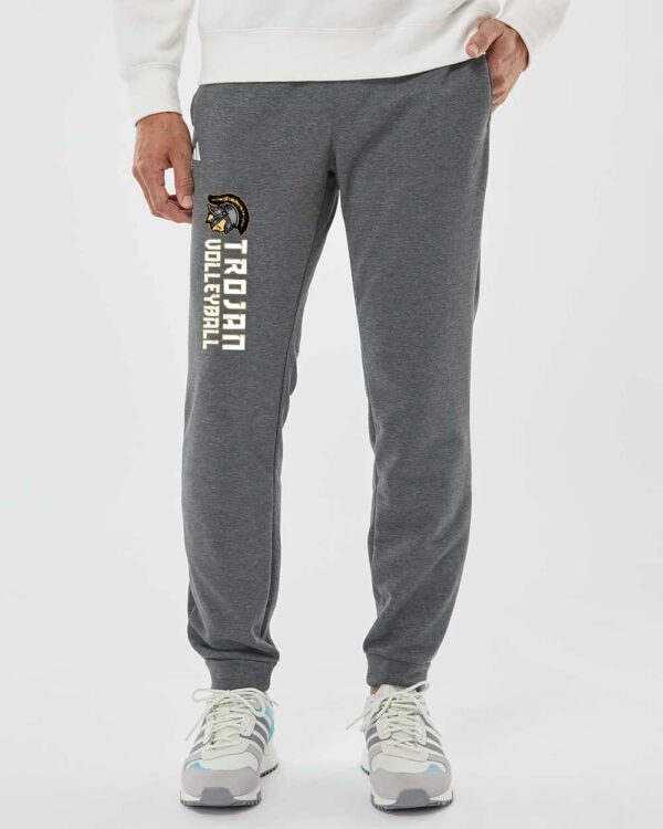 Adidas Fleece Joggers - Trojan Volleyball Logo - Image 3