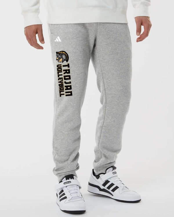 Adidas Fleece Joggers - Trojan Volleyball Logo - Image 2