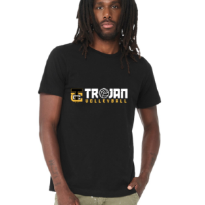 Bella + Canvas Short Sleeve Tee - Trojan Volleyball Logo