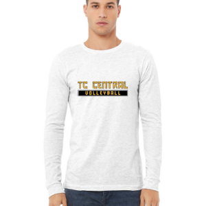 Bella + Canvas Long Sleeve T-Shirt - TC Central Volleyball Logo