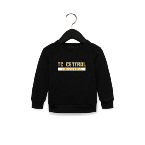 Bella + Canvas Toddler Sponge Fleece Sweatshirt - TC Central Volleyball Logo