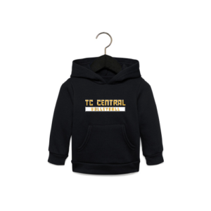 Bella + Canvas Toddler Sponge Fleece Hoodie - TC Central Volleyball Logo