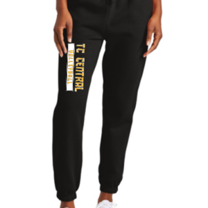 District Women's V.I.T. Fleece Sweatpants - TC Central Volleyball Logo