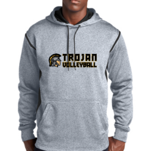 Sport-Tek Colorblock Hoodie - Helmet Logo