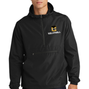 Sport-Tek Packable Anorak Jacket - TCC Volleyball Logo