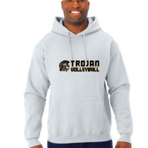 Jerzees NuBlend Hoodie - Helmet Volleyball Logo