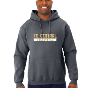 Jerzees NuBlend Hoodie - TC Central Volleyball Logo
